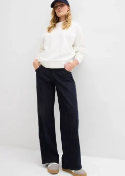 bonprix Sweat oversize 100% coton|Femme Basiques|Sweats