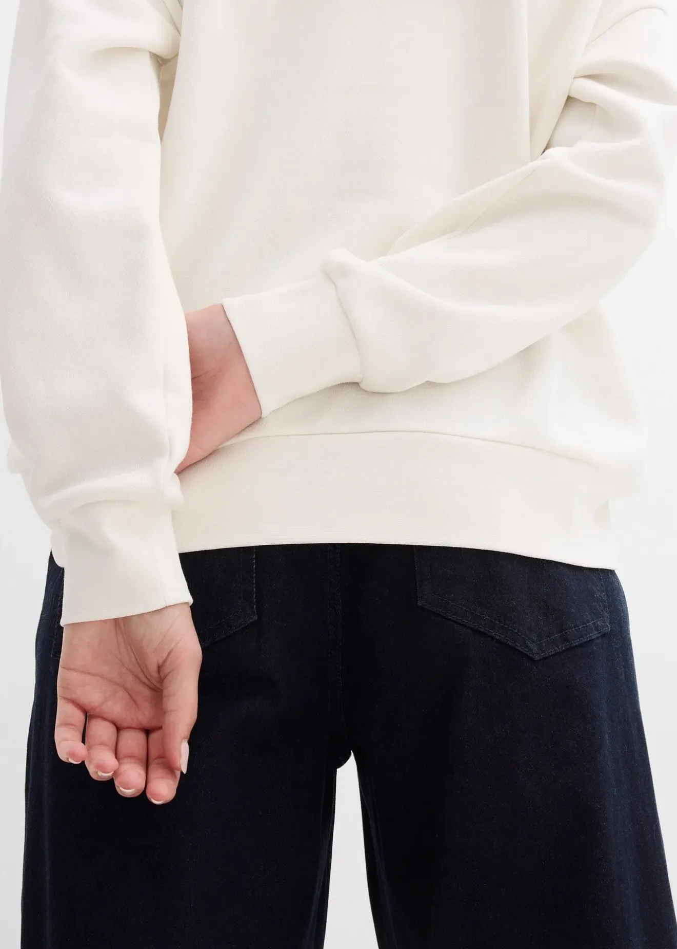 bonprix Sweat oversize 100% coton|Femme Basiques|Sweats