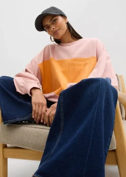 Femme bonprix Sweats|Sweat oversize 100% coton