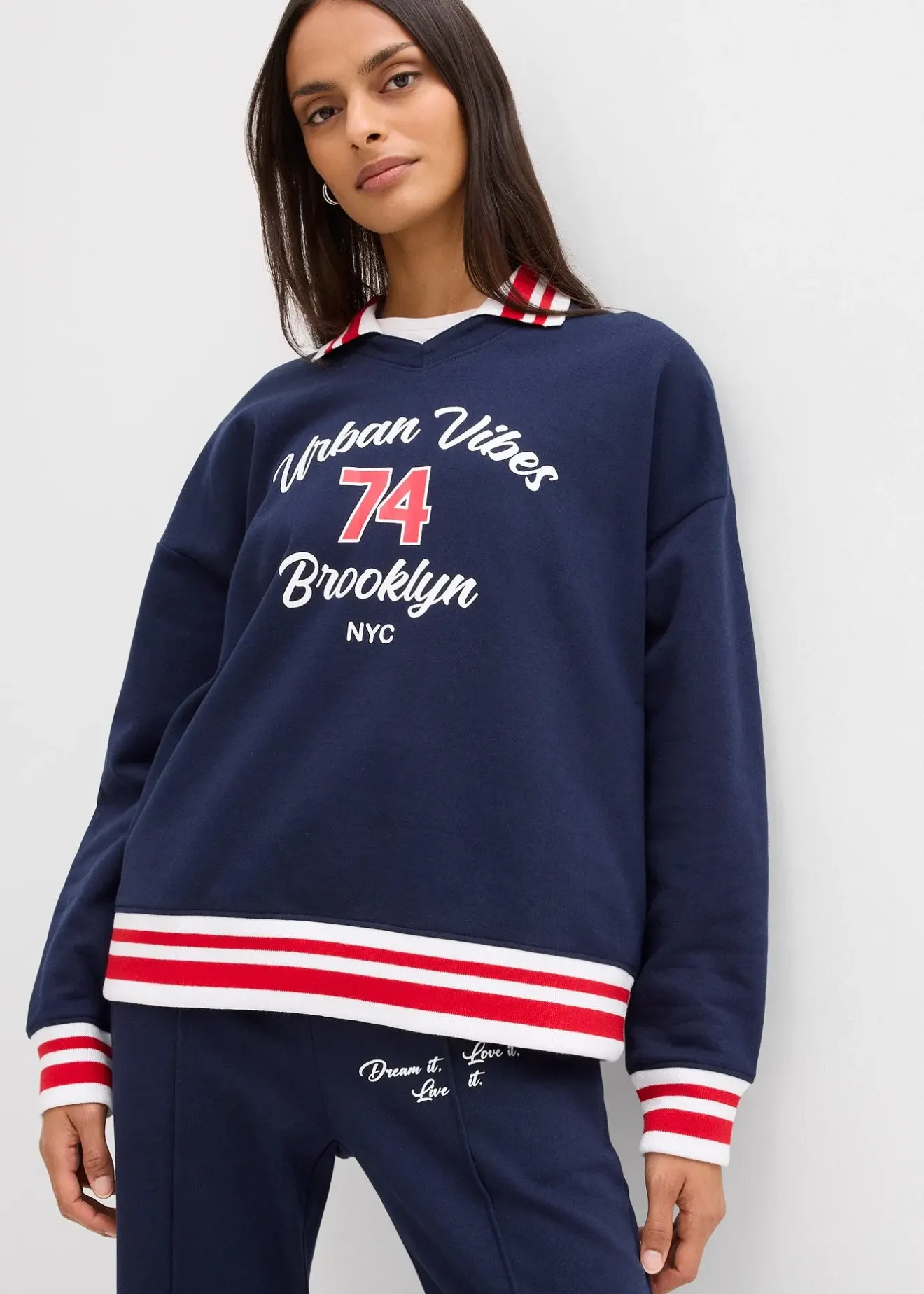 Femme bonprix Sweats|Sweat oversize 100% coton