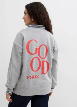 bonprix Sweat oversize en coton|Femme Sweats
