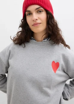 bonprix Sweat oversize en coton|Femme Sweats