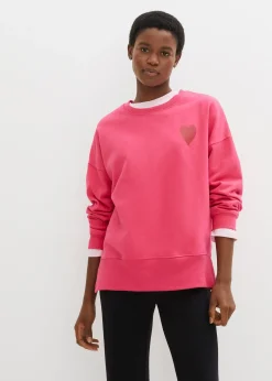 bonprix Sweat oversize en coton|Femme Sweats