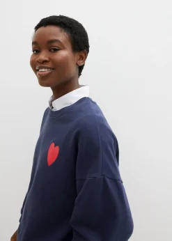 bonprix Sweat oversize en coton|Femme Sweats