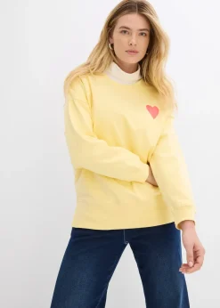 bonprix Sweat oversize en coton|Femme Sweats