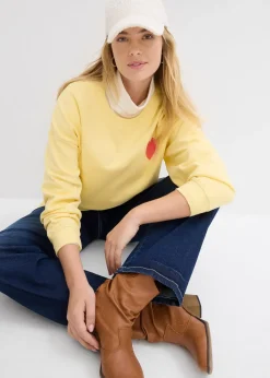 bonprix Sweat oversize en coton|Femme Sweats