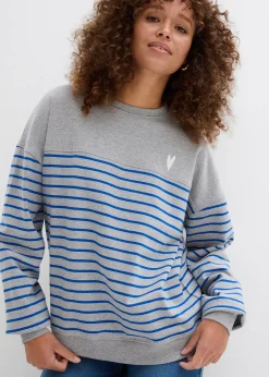 bonprix Sweat oversize en coton mélangé|Femme Sweats