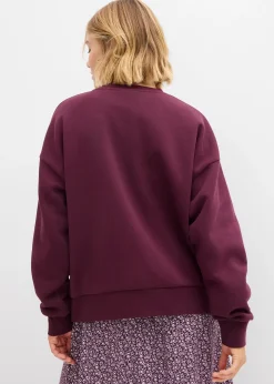 bonprix Sweat oversize en coton mélangé|Femme Sweats