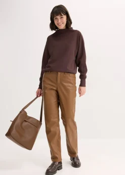 Femme bonprix Basiques|Sweats|Sweat oversize en matière néoprène douce