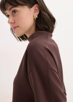 Femme bonprix Basiques|Sweats|Sweat oversize en matière néoprène douce