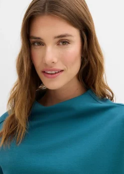 Femme bonprix Basiques|Sweats|Sweat oversize en matière néoprène douce