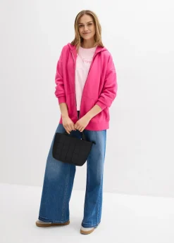 Femme bonprix Sweats|Sweat zippé à capuche