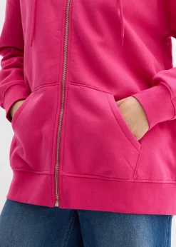 Femme bonprix Sweats|Sweat zippé à capuche