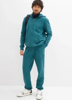 Homme bonprix Sweats|Sweat zippé à capuche 100% coton