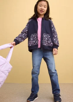 bonprix Sweat zippé à capuche 100% coton|Enfant Vêtements Enfant|Filles 2-8 Ans·Pulls & Sweats