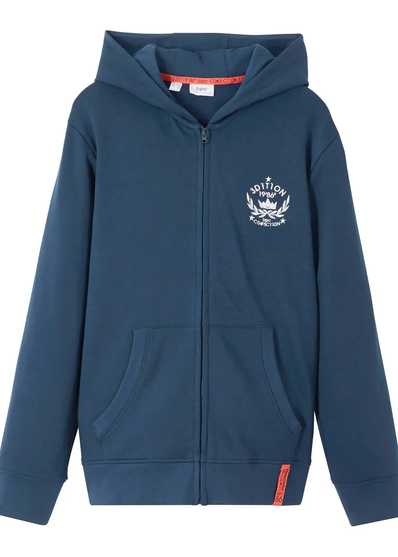 Enfant bonprix Vêtements Enfant|Garçons 9-16 Ans·Pulls & Sweats|Sweat zippé à capuche, 100% coton