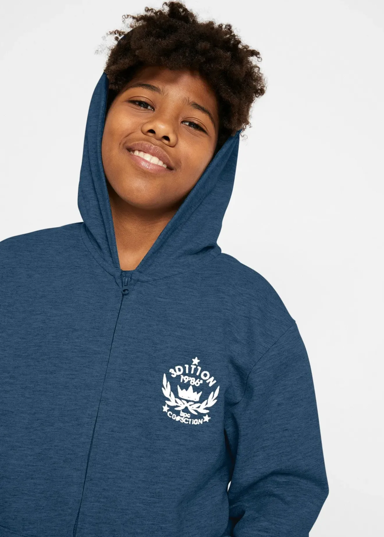 Enfant bonprix Vêtements Enfant|Garçons 9-16 Ans·Pulls & Sweats|Sweat zippé à capuche, 100% coton