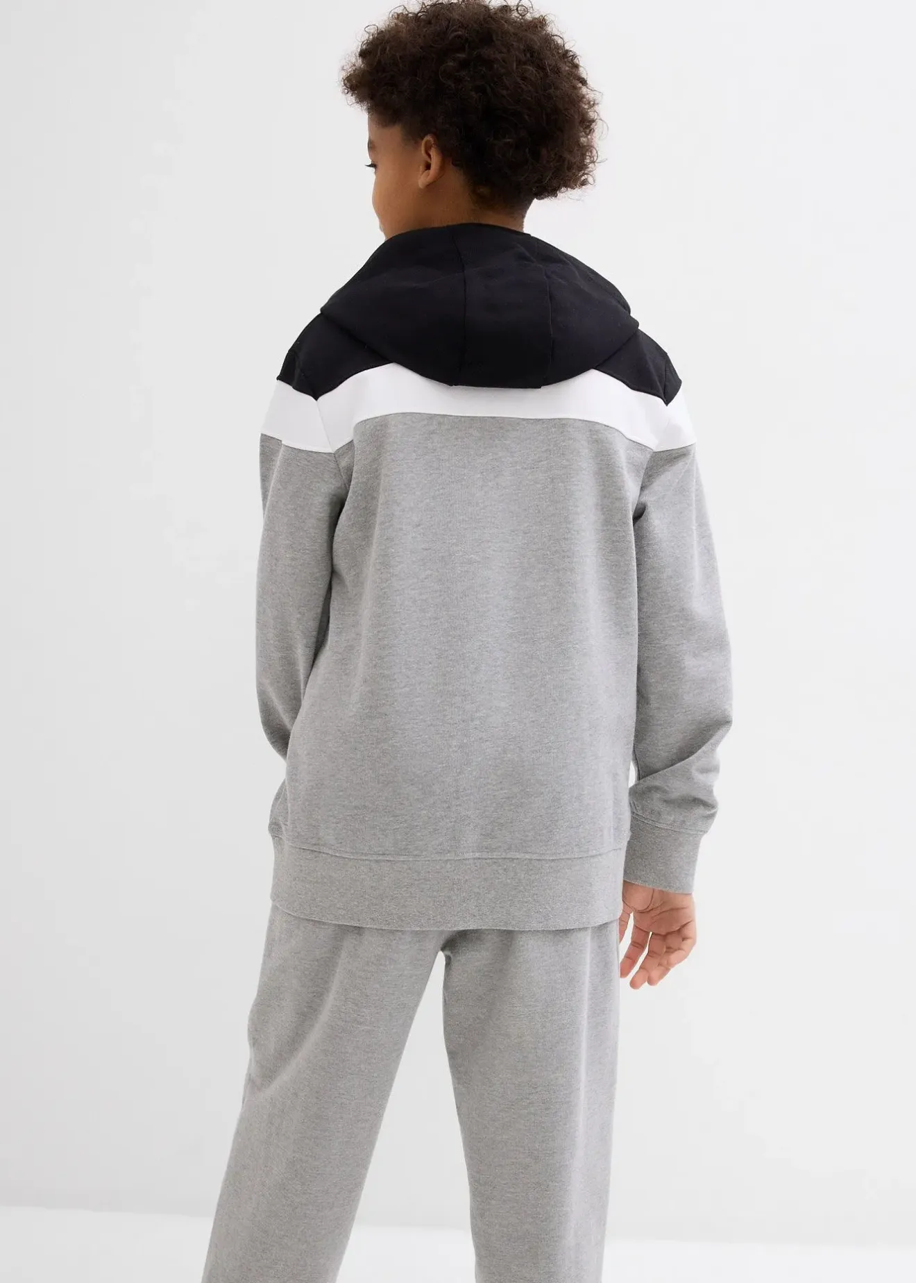 bonprix Sweat zippé à capuche en coton mélangé|Enfant Vêtements Enfant|Garçons 9-16 Ans·Pulls & Sweats