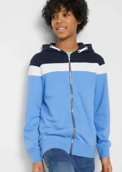 Enfant bonprix Vêtements Enfant|Garçons 9-16 Ans·Pulls & Sweats|Sweat zippé à capuche en coton mélangé