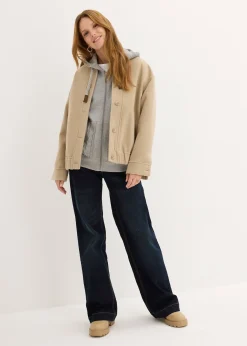 bonprix Sweat zippé à capuche et poches en maille|Femme Sweats