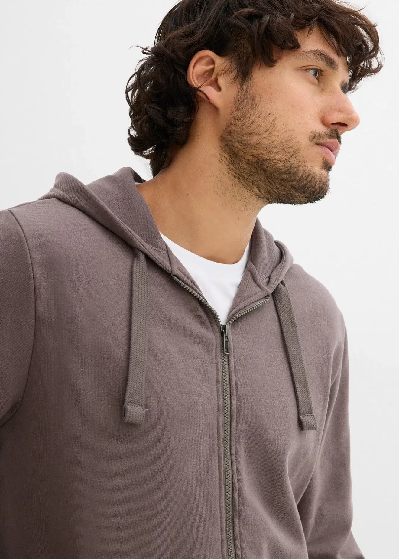 Homme bonprix Vêtements De Sport|Sweats|Sweat zippé à capuche, regular