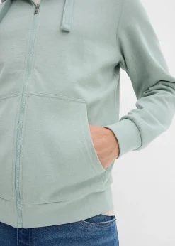 bonprix Sweat zippé à capuche, regular|Homme Vêtements De Sport|Sweats