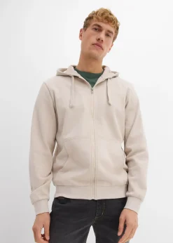 bonprix Sweat zippé à capuche, regular|Homme Vêtements De Sport|Sweats