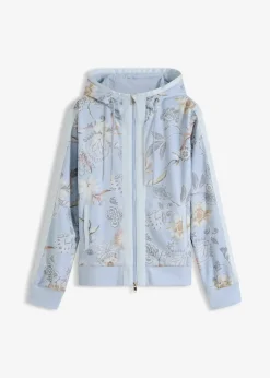 bonprix Sweat zippé à imprimé|Femme Sweats