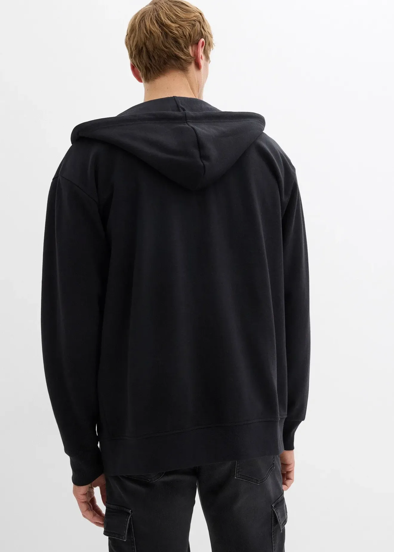 bonprix Sweat zippé ample à capuche|Homme Vêtements De Sport|Sweats