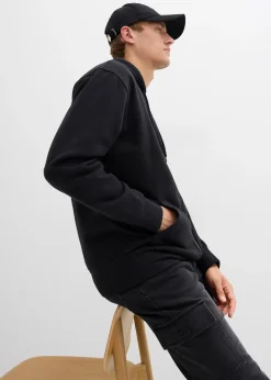 bonprix Sweat zippé ample à capuche|Homme Vêtements De Sport|Sweats