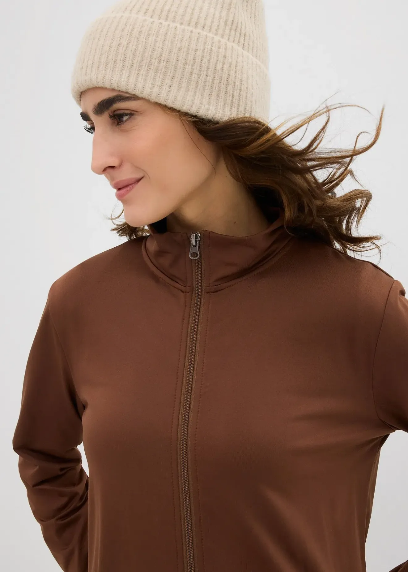 Femme bonprix Vêtements Thermiques|Basiques|Sweat zippé chaud