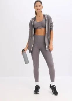 Femme bonprix Vêtements Thermiques|Vêtements De Sport|Sweat zippé chaud et large, séchage rapide