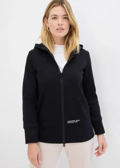 bonprix Sweat zippé en doux coton mélangé|Femme Sweats