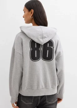 bonprix Sweat zippé large à capuche|Femme Sweats