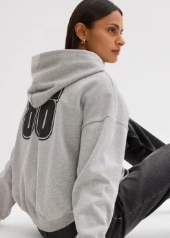 bonprix Sweat zippé large à capuche|Femme Sweats
