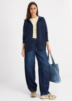 bonprix Sweat zippé long|Femme Sweats|Basiques