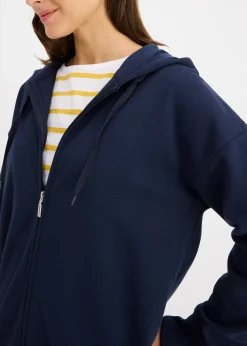 bonprix Sweat zippé long|Femme Sweats|Basiques