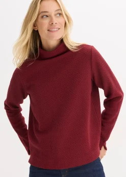 Femme bonprix Sweats|Sweat-shirt à col montant