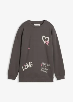 bonprix Sweat-shirt 100% coton|Enfant Vêtements Enfant|Filles 9-16 Ans·Pulls & Sweats