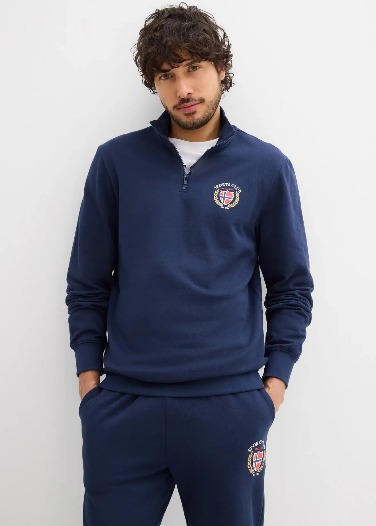 bonprix Sweat-shirt 100% coton|Homme Sweats