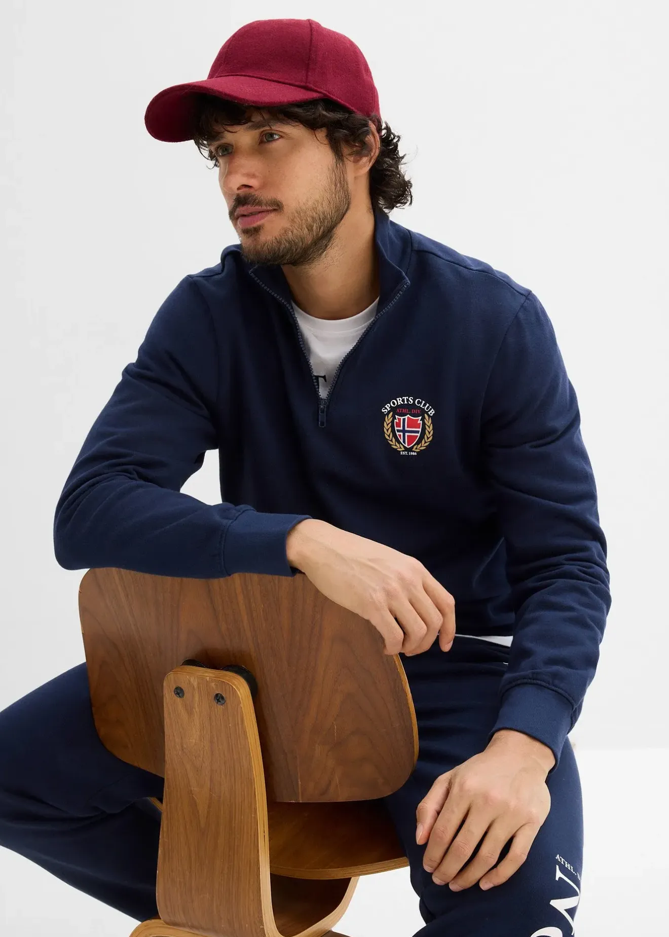 bonprix Sweat-shirt 100% coton|Homme Sweats