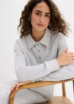 Femme bonprix Sweats|Sweat-shirt à rivets