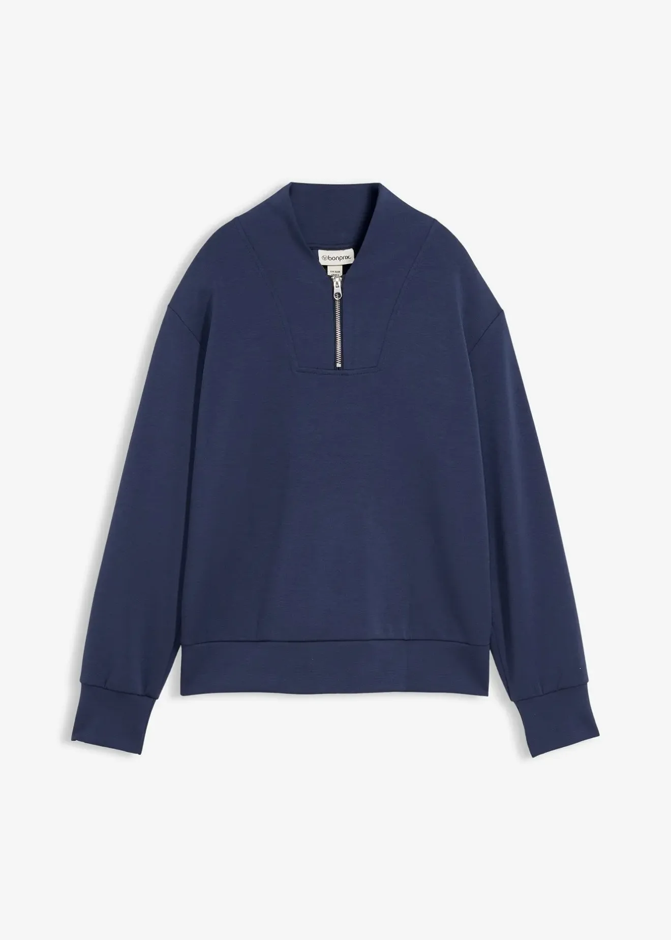 Femme bonprix Sweats|Sweat-shirt doux en matière néoprène