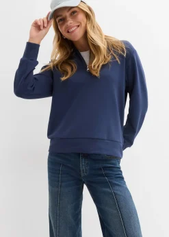 Femme bonprix Sweats|Sweat-shirt doux en matière néoprène