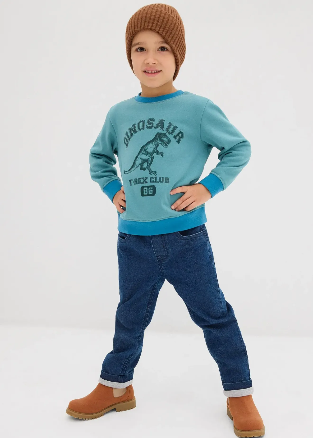 Enfant bonprix Vêtements Enfant|Garçons 2-8 Ans·Pulls & Sweats|Sweat-shirt en molleton doux