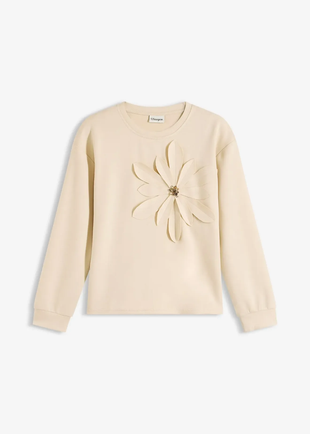 Femme bonprix Sweats|Sweat-shirt en néoprène avec application