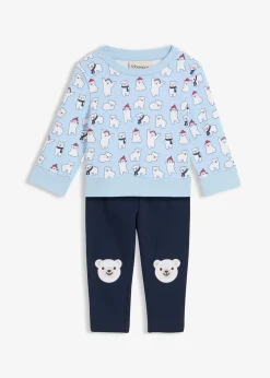 Enfant bonprix Vêtements Enfant|Pantalons & Leggings|Sweat-shirt et legging bébé 100% coton (ens. 2 pces)
