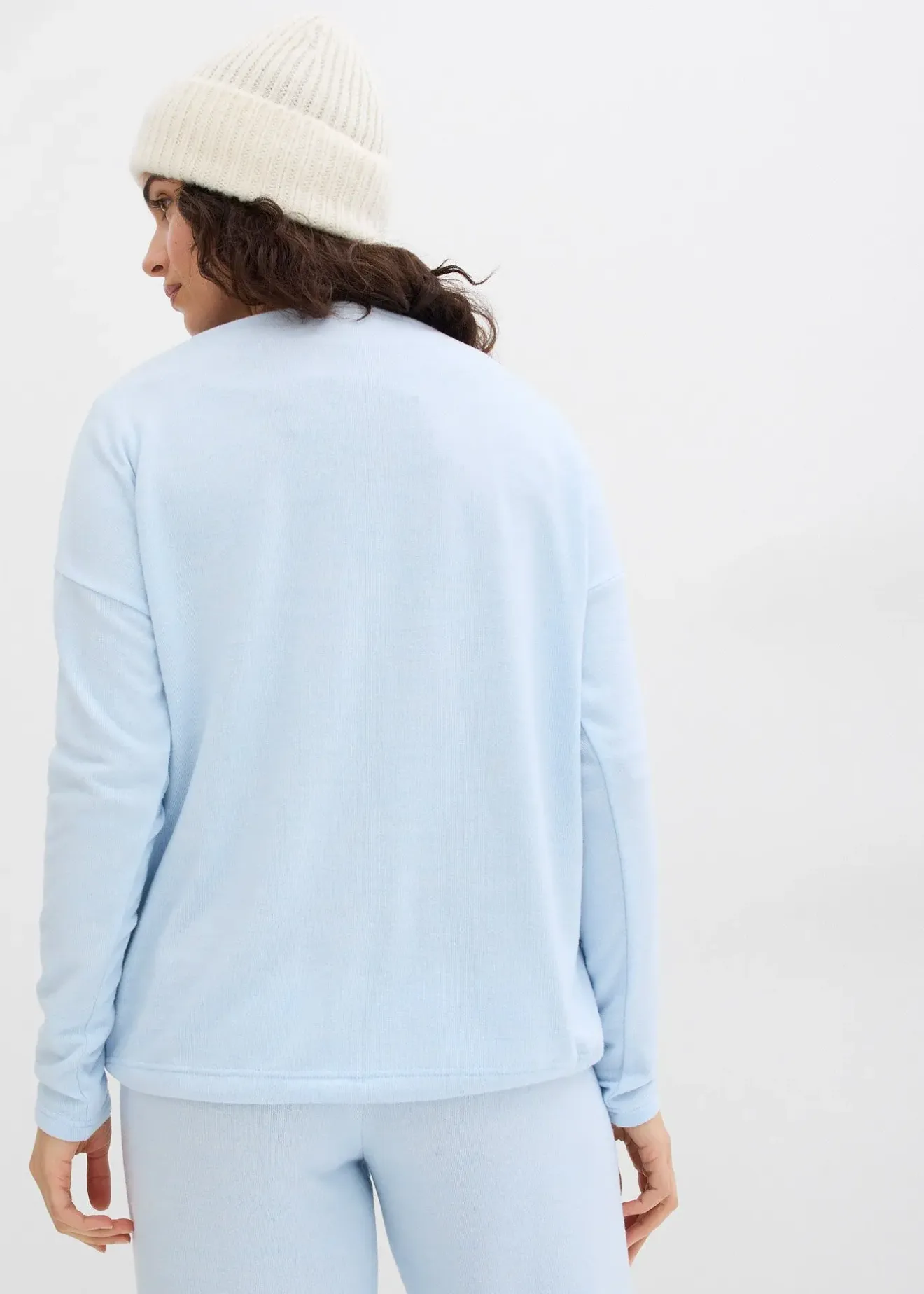 bonprix Sweat-shirt oversize effet maille|Femme Sweats