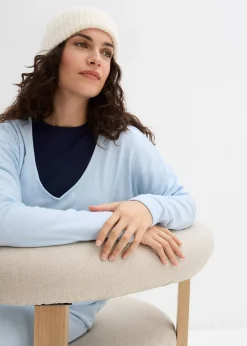 bonprix Sweat-shirt oversize effet maille|Femme Sweats