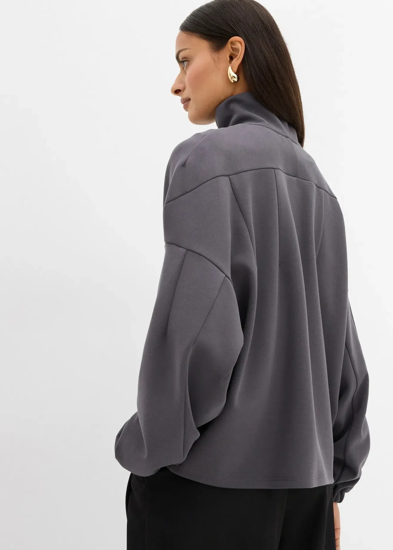 bonprix Sweat-shirt oversize en néoprène|Femme Sweats